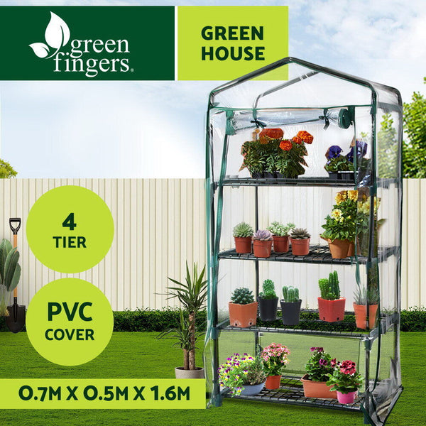 Greenhouse 4 Tiers Mini Green House Raised Garden Bed Planter Box